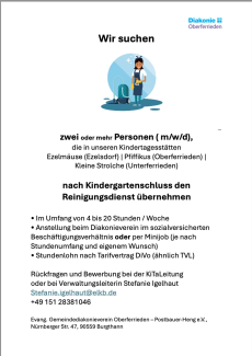 Frau mit Reinigungsutensilien