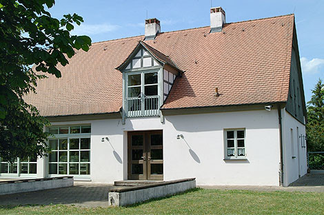 Die ehemalige Dresch-Scheune, heute "Haus der Gemeinde"
