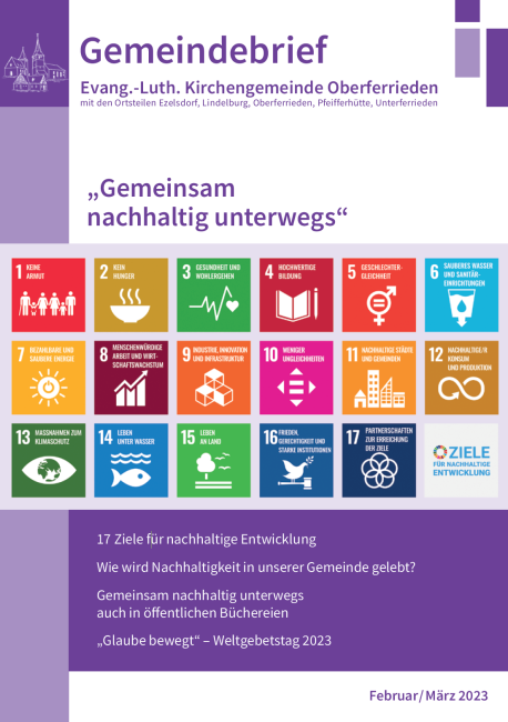 Gemeindebrief Februar März 2023 Titelblatt